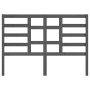 Solid gray pine wood bed headboard 166x4x104 cm by vidaXL, Headboards and footboards - Ref: Foro24-818152, Price: 40,41 €, Di...