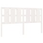 Solid white pine wood bed headboard 165.5x4x100 cm by vidaXL, Headboards and footboards - Ref: Foro24-818001, Price: 59,48 €,...