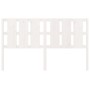Solid white pine wood bed headboard 165.5x4x100 cm by vidaXL, Headboards and footboards - Ref: Foro24-818001, Price: 59,48 €,...
