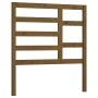 Bettkopfteil aus massivem Kiefernholz in Honigbraun, 106 x 4 x 104 cm von vidaXL, Kopf- und Fußteile - Ref: Foro24-818128, Pr...