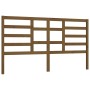 Honey brown solid pine wood bed headboard 186x4x104 cm by vidaXL, Headboards and footboards - Ref: Foro24-818158, Price: 64,9...