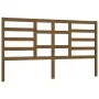 Honey brown solid pine wood bed headboard 186x4x104 cm by vidaXL, Headboards and footboards - Ref: Foro24-818158, Price: 63,8...