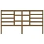 Honey brown solid pine wood bed headboard 186x4x104 cm by vidaXL, Headboards and footboards - Ref: Foro24-818158, Price: 63,8...