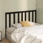 Cabecero de cama madera maciza de pino negro 166x4x100 cm de vidaXL, Cabeceros y pies de cama - Ref: Foro24-817754, Precio: 4...