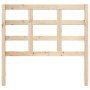 Solid pine wood bed headboard 156x4x100 cm by vidaXL, Headboards and footboards - Ref: Foro24-817875, Price: 36,74 €, Discoun...