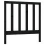 Cabecero de cama madera maciza de pino negro 96x4x100 cm de vidaXL, Cabeceros y pies de cama - Ref: Foro24-817674, Precio: 23...