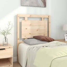 Bettkopfteil aus massivem Kiefernholz, 80,5 x 4 x 100 cm von vidaXL, Kopf- und Fußteile - Ref: Foro24-817915, Preis: 36,37 €,...