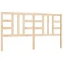 Solid pine wood bed headboard 206x4x100 cm by vidaXL, Headboards and footboards - Ref: Foro24-817860, Price: 40,50 €, Discoun...