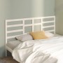 Bettkopfteil aus massivem weißem Kiefernholz, 206 x 4 x 104 cm von vidaXL, Kopf- und Fußteile - Ref: Foro24-818161, Preis: 38...