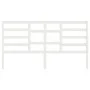 Cabecero de cama madera maciza de pino blanco 206x4x104 cm de vidaXL, Cabeceros y pies de cama - Ref: Foro24-818161, Precio: ...