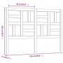 Bettkopfteil aus massivem Kiefernholz, 126 x 4 x 104 cm von vidaXL, Kopf- und Fußteile - Ref: Foro24-818180, Preis: 29,84 €, ...
