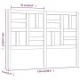 Bettkopfteil aus massivem Kiefernholz, 126 x 4 x 104 cm von vidaXL, Kopf- und Fußteile - Ref: Foro24-818180, Preis: 29,57 €, ...