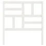 Bettkopfteil aus massivem weißem Kiefernholz, 96 x 4 x 104 cm von vidaXL, Kopf- und Fußteile - Ref: Foro24-818171, Preis: 24,...