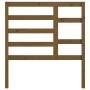 Honey brown solid pine wood bed headboard 96x4x104 cm by vidaXL, Headboards and footboards - Ref: Foro24-818123, Price: 24,60...