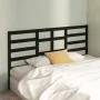 Cabecero de cama madera maciza de pino negro 206x4x104 cm de vidaXL, Cabeceros y pies de cama - Ref: Foro24-818164, Precio: 3...