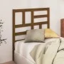Bettkopfteil aus massivem Kiefernholz in Honigbraun, 96 x 4 x 104 cm von vidaXL, Kopf- und Fußteile - Ref: Foro24-818173, Pre...