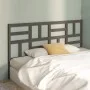 Bettkopfteil aus massivem grauem Kiefernholz, 206 x 4 x 104 cm von vidaXL, Kopf- und Fußteile - Ref: Foro24-818212, Preis: 50...