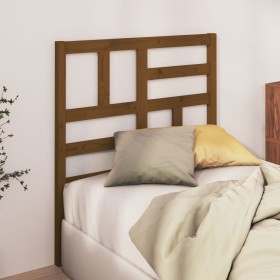 Honey brown solid pine wood bed headboard 81x4x104 cm by vidaXL, Headboards and footboards - Ref: Foro24-818168, Price: 33,37...
