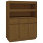 Großes Sideboard aus massivem Kiefernholz honigbraun 89x40x116,5 cm von vidaXL, Sideboards - Ref: Foro24-818218, Preis: 187,2...