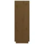 Tall solid pine wood sideboard in honey brown color, 89x40x116.5 cm by vidaXL, Sideboards - Ref: Foro24-818218, Price: 185,25...