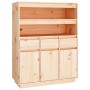 Tall solid pine wood sideboard 89x40x116.5 cm by vidaXL, Sideboards - Ref: Foro24-818215, Price: 179,00 €, Discount: %