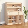 Tall solid pine wood sideboard 89x40x116.5 cm by vidaXL, Sideboards - Ref: Foro24-818215, Price: 179,00 €, Discount: %