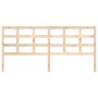 Solid pine wood bed headboard 205.5x4x100 cm by vidaXL, Headboards and footboards - Ref: Foro24-817910, Price: 33,84 €, Disco...