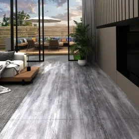 Matte gray wood self-adhesive PVC floor slats 2.51 m² 2 mm by vidaXL, Floors and carpets - Ref: Foro24-342891, Price: 46,15 €...