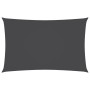 Toldo de vela rectangular tela Oxford gris antracita 4x7 m