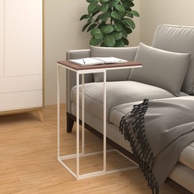 Weißer Beistelltisch aus Sperrholz, 40 x 30 x 59 cm von vidaXL, Couchtisch - Ref: Foro24-343094, Preis: 31,46 €, Rabatt: %