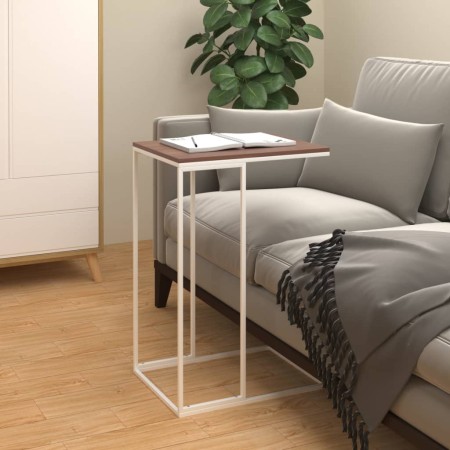 Weißer Beistelltisch aus Sperrholz, 40 x 30 x 59 cm von vidaXL, Couchtisch - Ref: Foro24-343094, Preis: 31,46 €, Rabatt: %
