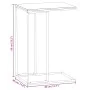 White plywood side table 40x30x59 cm by vidaXL, Coffee table - Ref: Foro24-343094, Price: 31,00 €, Discount: %