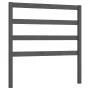 Cabecero de cama madera maciza de pino gris 81x4x100 cm de vidaXL, Cabeceros y pies de cama - Ref: Foro24-817617, Precio: 31,...