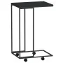 Auxiliary cabinet with wheels black plywood 40x30x63.5 cm by vidaXL, Coffee table - Ref: Foro24-343097, Price: 34,70 €, Disco...
