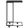 Auxiliary cabinet with wheels black plywood 40x30x63.5 cm by vidaXL, Coffee table - Ref: Foro24-343097, Price: 34,70 €, Disco...