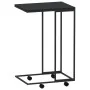 Auxiliary cabinet with wheels black plywood 40x30x63.5 cm by vidaXL, Coffee table - Ref: Foro24-343097, Price: 34,70 €, Disco...