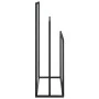 Black iron standing towel rack 48x24x79 cm by vidaXL, Towel racks - Ref: Foro24-343090, Price: 46,59 €, Discount: %
