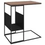 Black plywood side table 55x36x59.5 cm by vidaXL, Coffee table - Ref: Foro24-343104, Price: 35,05 €, Discount: %