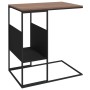 Schwarzer Beistelltisch aus Sperrholz, 55 x 36 x 59,5 cm von vidaXL, Couchtisch - Ref: Foro24-343104, Preis: 33,36 €, Rabatt: %