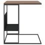 Black plywood side table 55x36x59.5 cm by vidaXL, Coffee table - Ref: Foro24-343104, Price: 35,05 €, Discount: %