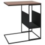 Schwarzer Beistelltisch aus Sperrholz, 55 x 36 x 59,5 cm von vidaXL, Couchtisch - Ref: Foro24-343104, Preis: 33,36 €, Rabatt: %