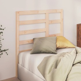 Cabecero de cama madera maciza de pino 96x4x104 cm
