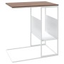 Weißer Beistelltisch aus Sperrholz, 55 x 36 x 59,5 cm von vidaXL, Couchtisch - Ref: Foro24-343106, Preis: 35,66 €, Rabatt: %