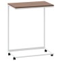 Beistelltisch mit Rollen aus weißem Sperrholz 55x35x70 cm von vidaXL, Couchtisch - Ref: Foro24-343102, Preis: 35,43 €, Rabatt: %