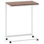 Mesa auxiliar con ruedas de contrachapado blanco 55x35x70 cm de vidaXL, Mesas de centro - Ref: Foro24-343102, Precio: 34,85 €...
