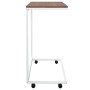 Beistelltisch mit Rollen aus weißem Sperrholz 55x35x70 cm von vidaXL, Couchtisch - Ref: Foro24-343102, Preis: 35,43 €, Rabatt: %
