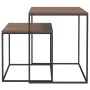 2-teiliges Couchtisch-Set aus Sperrholz und Metall von vidaXL, Couchtisch - Ref: Foro24-343112, Preis: 55,67 €, Rabatt: %