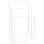 Free-standing white iron towel rack 48x24x79 cm by vidaXL, Towel racks - Ref: Foro24-343091, Price: 50,97 €, Discount: %