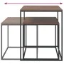 2-teiliges Couchtisch-Set aus Sperrholz und Metall von vidaXL, Couchtisch - Ref: Foro24-343112, Preis: 55,67 €, Rabatt: %