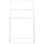 Free-standing white iron towel rack 48x24x79 cm by vidaXL, Towel racks - Ref: Foro24-343091, Price: 51,85 €, Discount: %